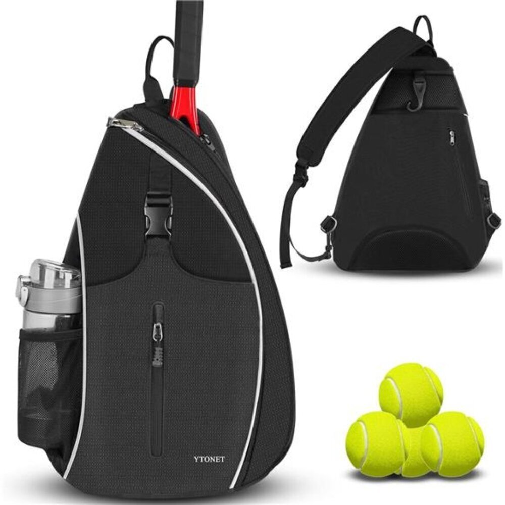 Water Resistant Tennis Crossbody Bag for Men Women
